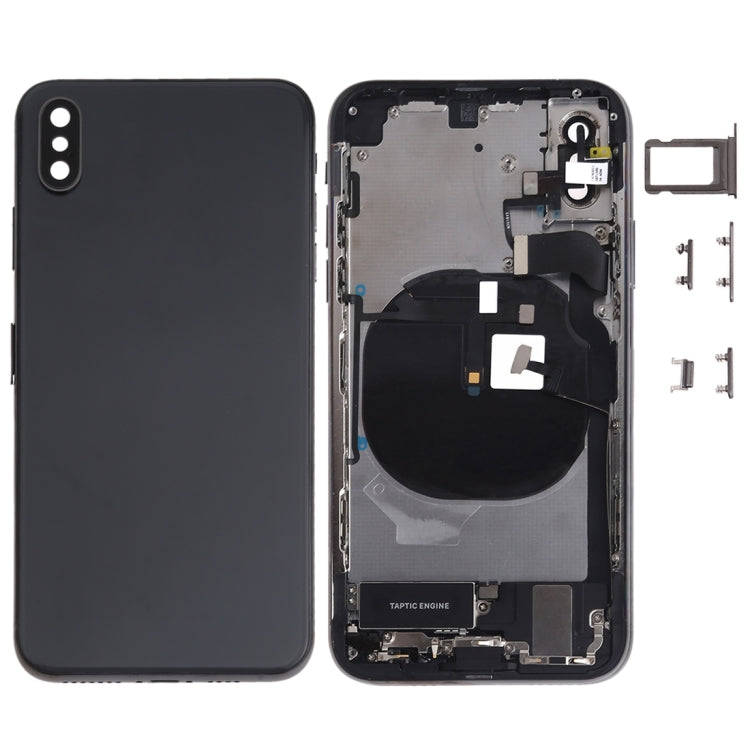 Battery Back Cover Assembly (with Side Keys & Speaker Ringer Buzzer & Motor & Camera Lens & Card ...
