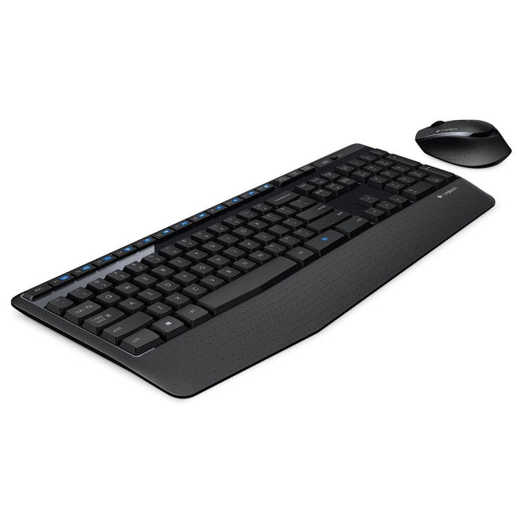 Logitech MK345 Wireless Full-size Keyboard + 2.4GHz 1000DPI Wireless Optical Mouse Set with Nano ...