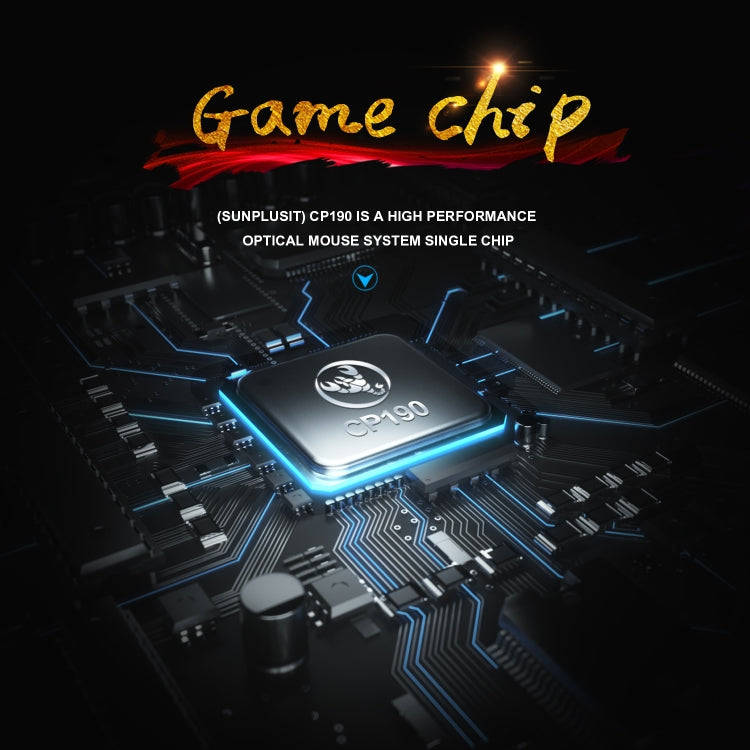 HXSJ A867 USB 6400DPI Four-speed Adjustable RGB Illuminate Wired E-sport Gaming Mouse, Length: 1.5m