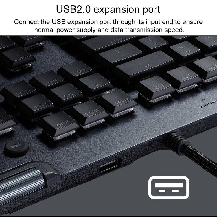 Logitech G813 RGB Mechanical Wired Gaming Keyboard (GL-Linear), Length: 1.8m