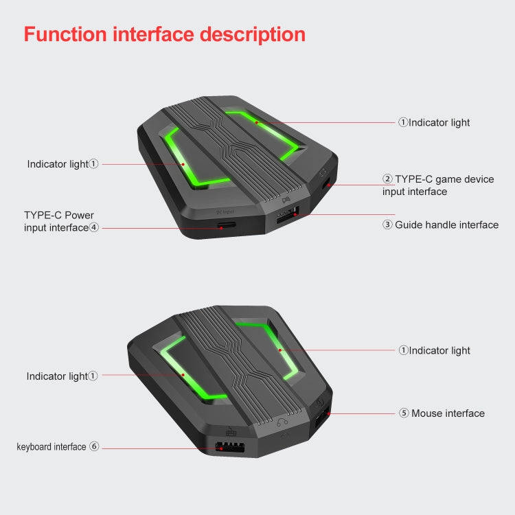 HXSJ P6 Keyboard Mouse Converter