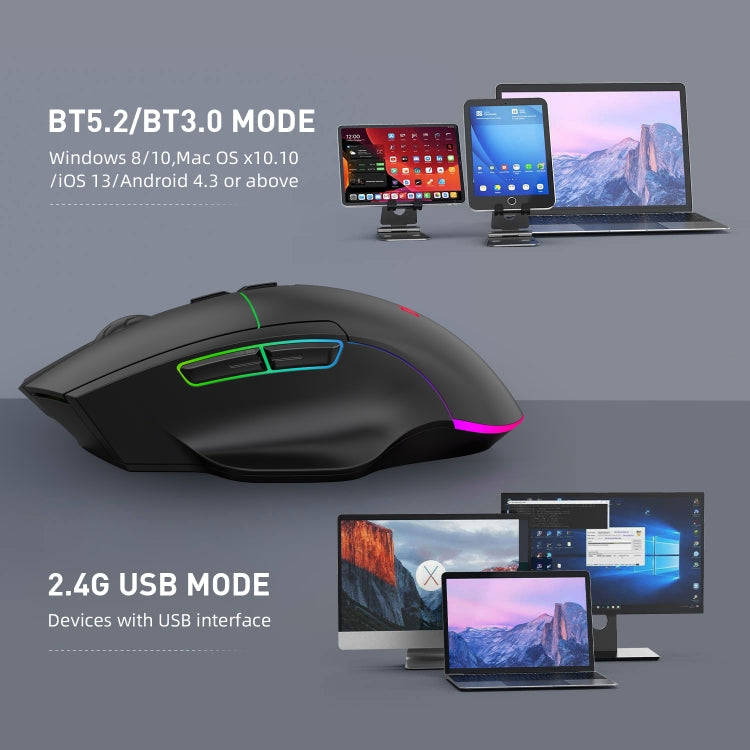 MKESPN X11 Wired RGB Gaming Mouse
