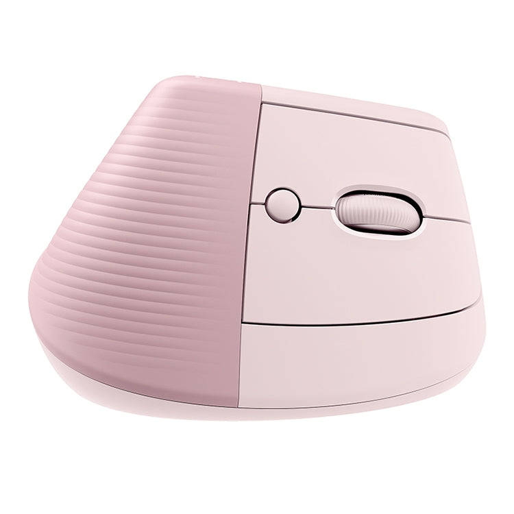 Logitech Lift Vertical 1000DPI 2.4GHz Ergonomic Wireless Bluetooth Dual Mode Mouse (Pink)
