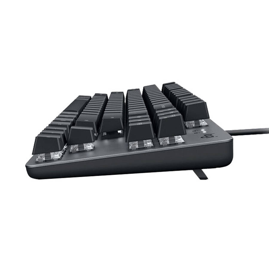 Logitech K835 Mini Mechanical Wired Keyboard, Green Shaft (Black)