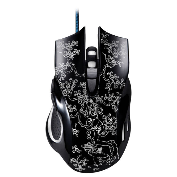 Chasing Leopard 169 USB 2400DPI Four-speed Adjustable LED Backlight Wired Optical E-sport Gaming ...