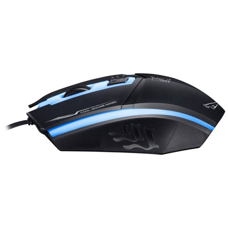 Chasing Leopard 199 USB 1600DPI Three-speed Adjustable LED Backlight Wired Optical Gaming Mouse, ...