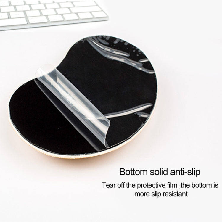 MONTIAN 2 PCS Transparent Silicone Bracer Heart-shaped Mouse Wrist Supporter, Random Color Delivery