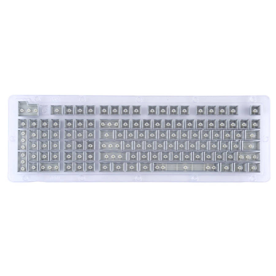 ABS Translucent Keycaps, OEM Highly Mechanical Keyboard, Universal Game Keyboard (Grey)