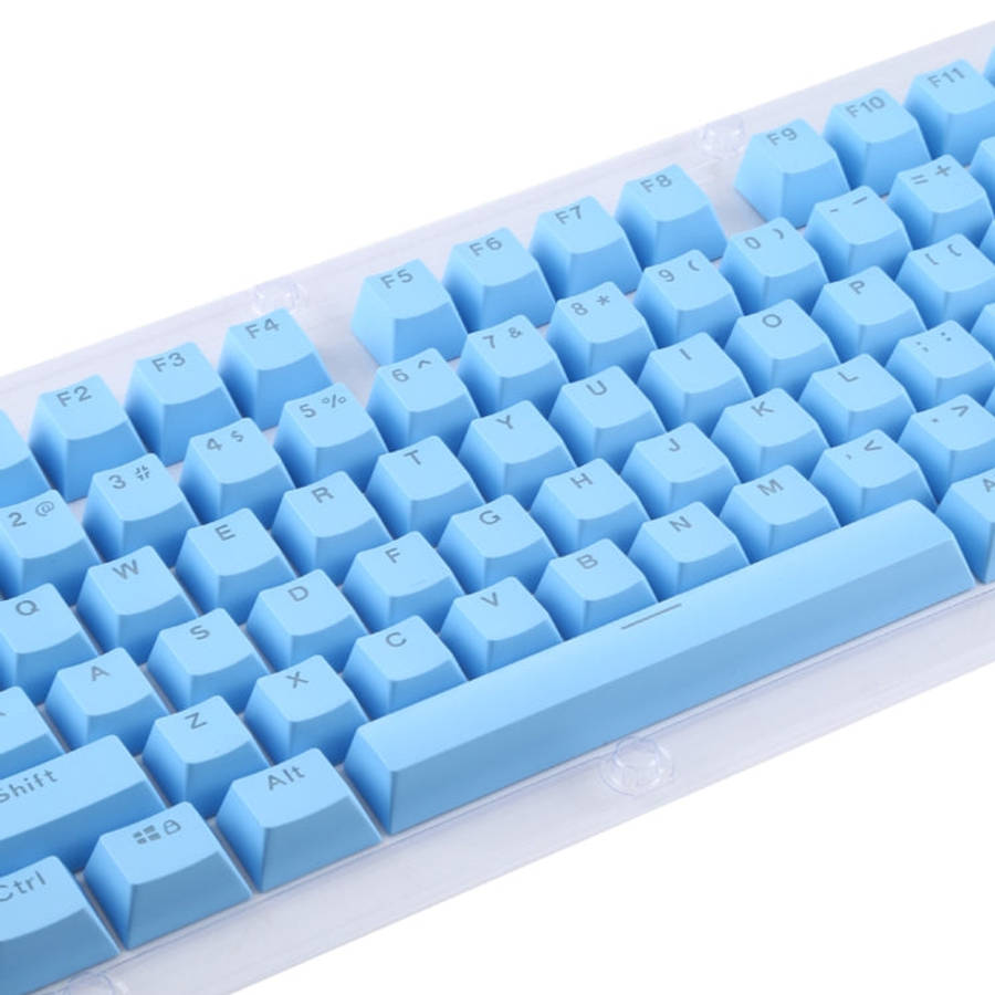 ABS Translucent Keycaps, OEM Highly Mechanical Keyboard, Universal Game Keyboard (Blue)