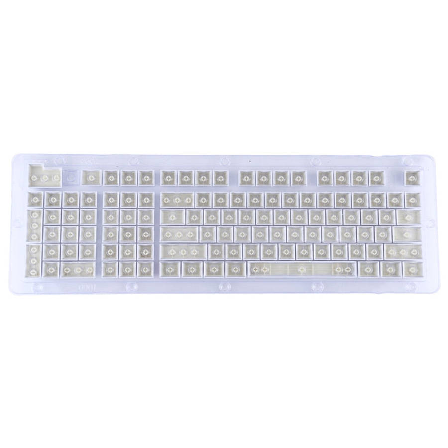ABS Translucent Keycaps, OEM Highly Mechanical Keyboard, Universal Game Keyboard (White)