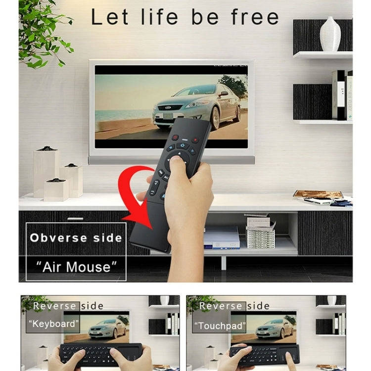 T6 Colorful Light Version Air Mouse 2.4GHz Wireless Keyboard Remote Controller with Touchpad & IR...