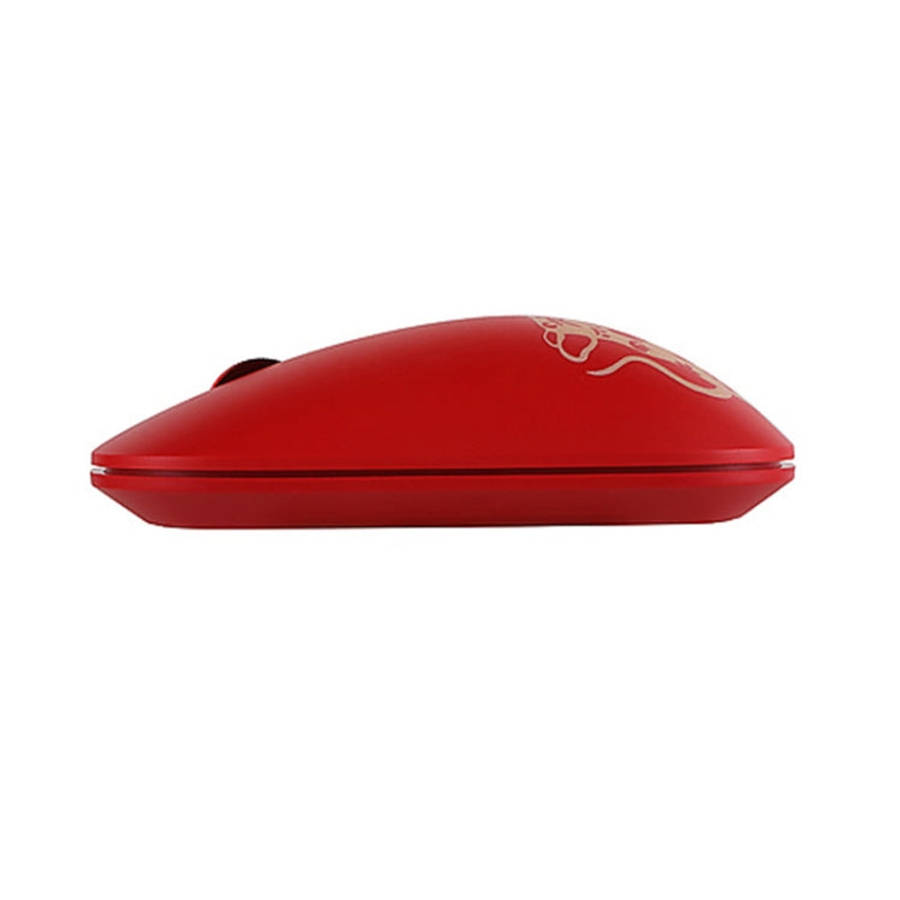 Lenovo Air Handle Lightweight Portable Mute Wireless Mouse, Blessing Mouse Version (Red)
