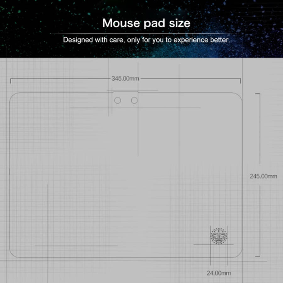 Lenovo Maya Light Game Service RGB Colorful Mouse Pad (Black)