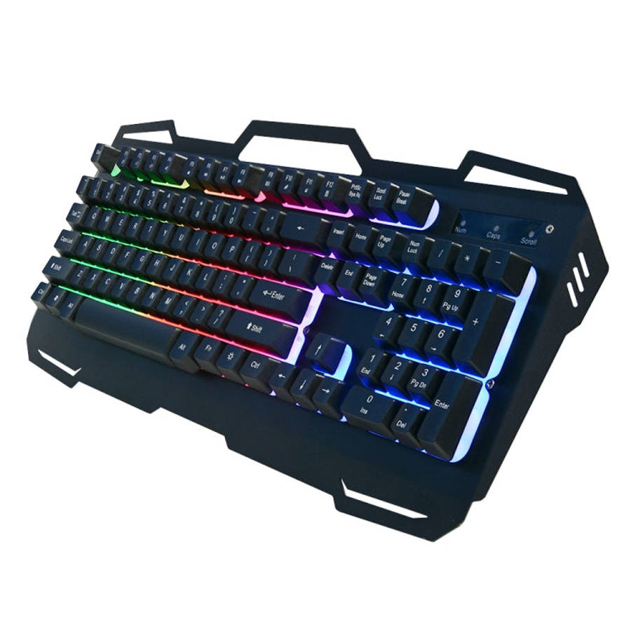 iMICE AK-400 USB Interface 104 Keys Wired Colorful Backlight Gaming Keyboard for Computer PC Lapt...