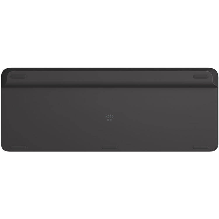 Logitech K580 Dual Modes Thin and Light Multi-device Wireless Keyboard with Phone Holder (Black)