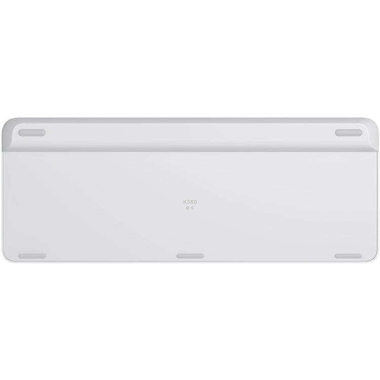 Logitech K580 Dual Modes Thin and Light Multi-device Wireless Keyboard with Phone Holder (White)
