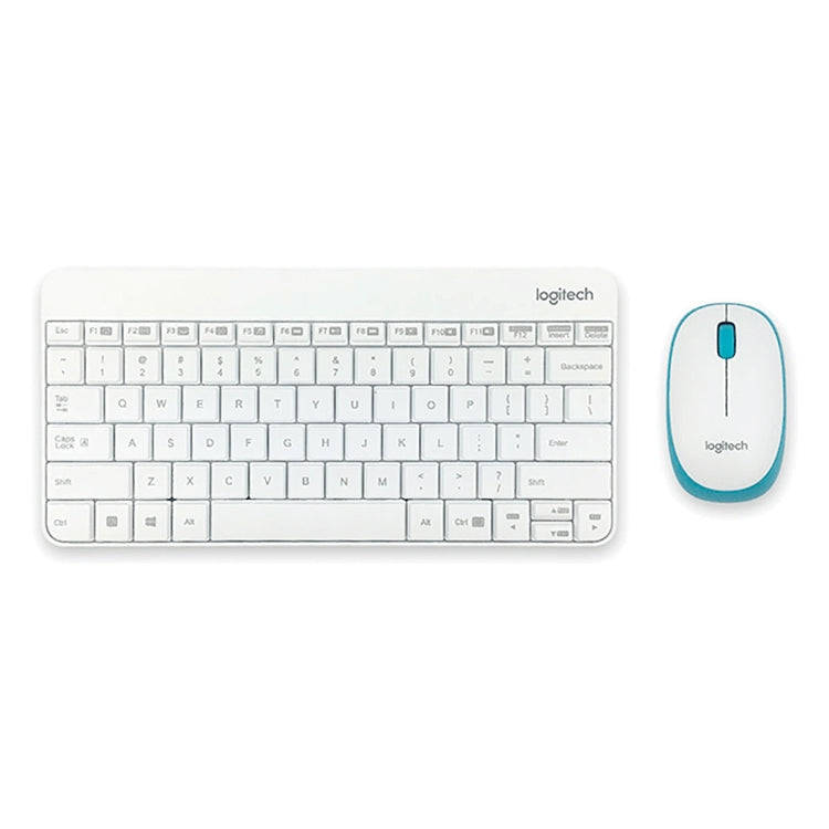 Logitech MK245 Nano Wireless Keyboard Mouse Set (White)