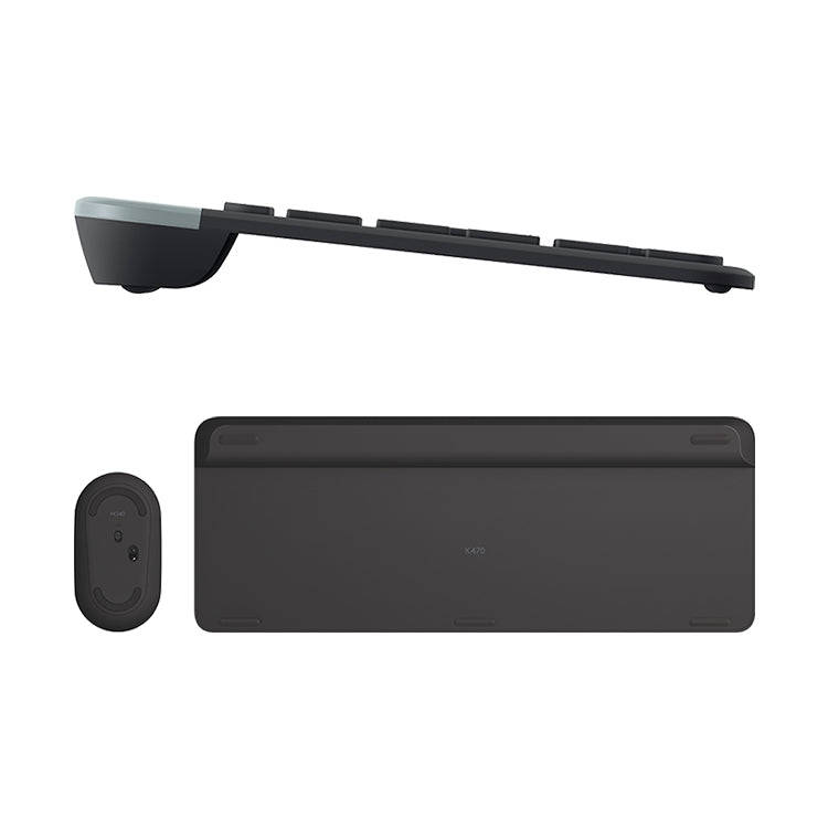 Logitech MK470 Wireless Silence Keyboard Mouse Set (Black)