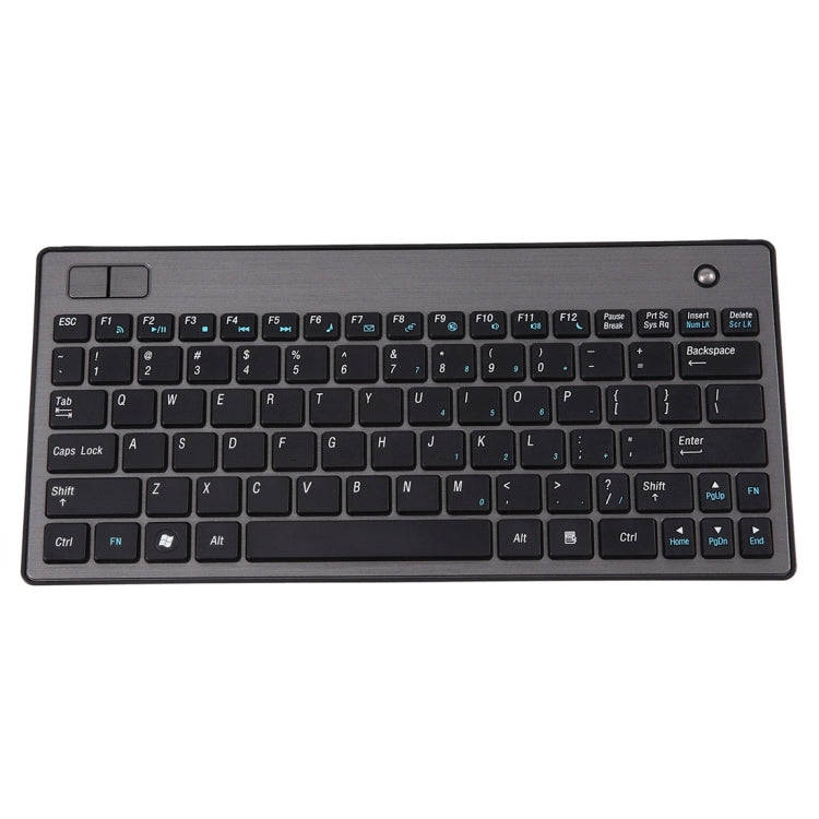 MC Saite Combo7126 Bluetooth 85 Keys Keyboard with Trackball for Windows / iOS / Android(Black)