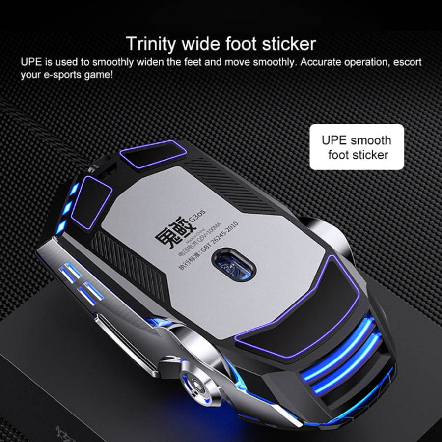 YINDIAO 3200DPI 4-modes Adjustable 7-keys RGB Light Wired Gaming Mechanical Mouse, Style: Silent ...