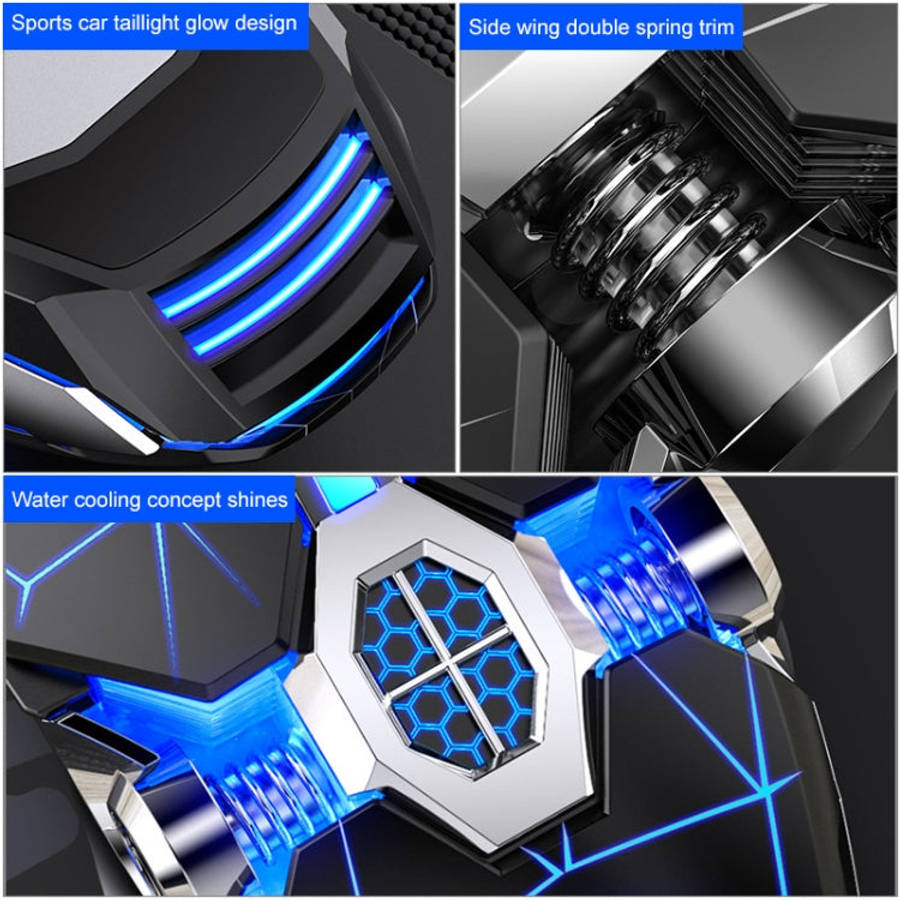 YINDIAO 3200DPI 4-modes Adjustable 7-keys RGB Light Wired Gaming Mechanical Mouse, Style: Silent ...