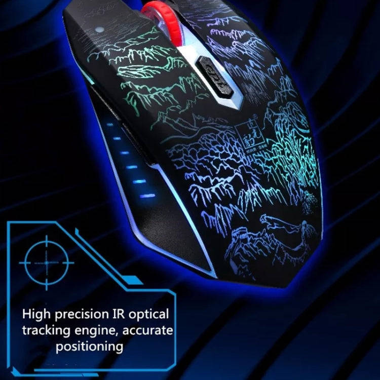 ZGB T9 USB Wired Gaming Backlight Gaming Mouse