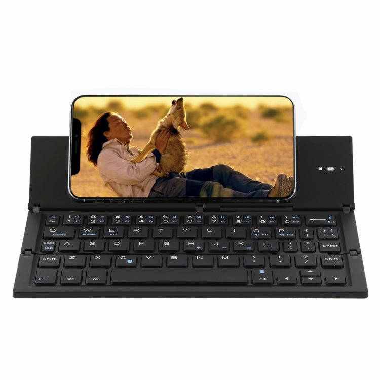 GK608 Ultra-thin Foldable Bluetooth V3.0 Keyboard, Built-in Holder, Support Android / iOS / Windo...