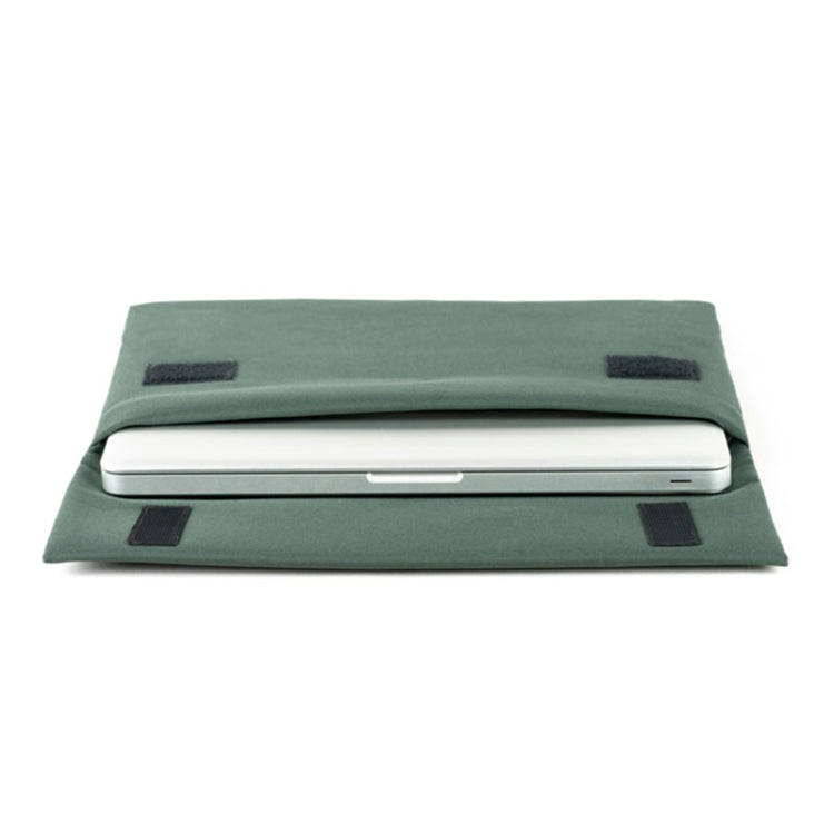 POFOKO E200 Series Polyester Waterproof Laptop Sleeve Bag for 14-15.4 inch Laptops (Green)