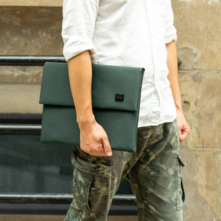 POFOKO E200 Series Polyester Waterproof Laptop Sleeve Bag for 14-15.4 inch Laptops (Green)