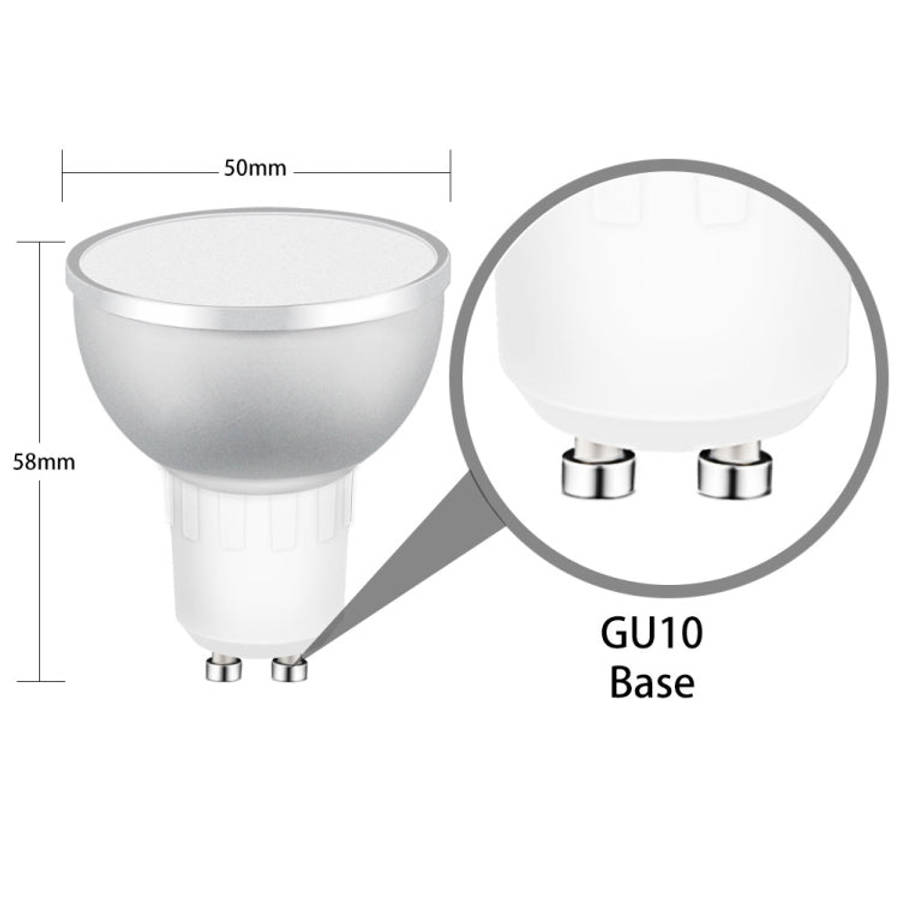 GU10 5W RGB Dimming WIFI Smart LED Light Bulb Energy Saving Light (Colorful Light)