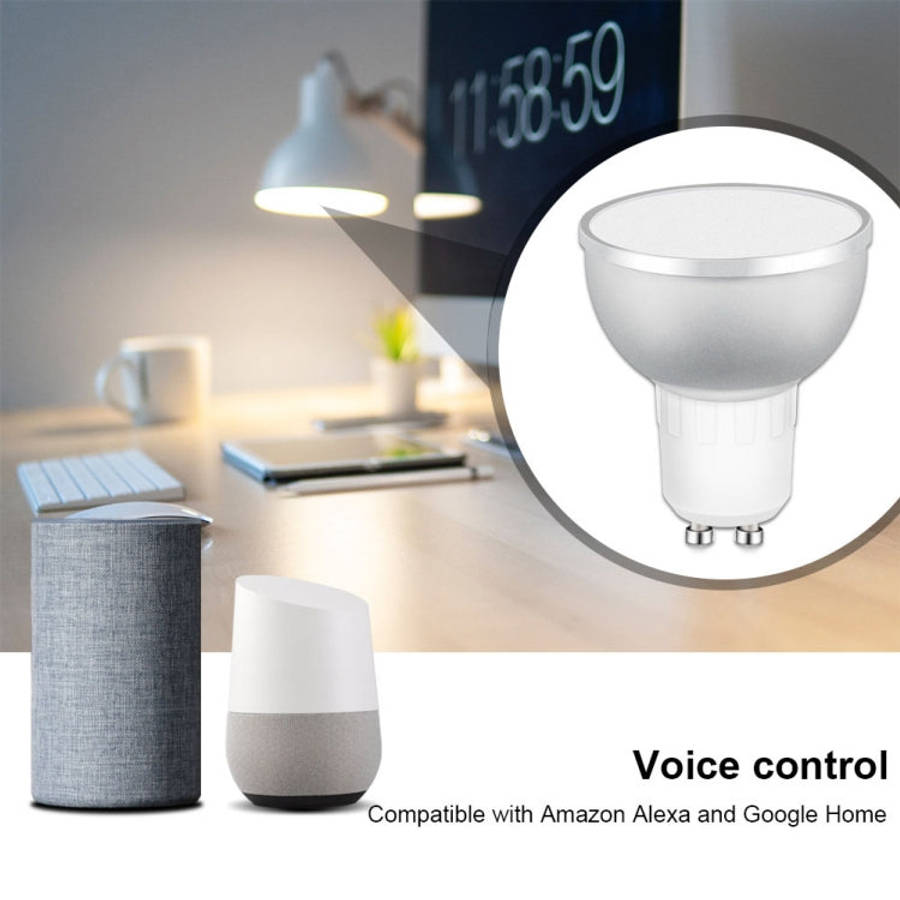 GU10 5W RGB Dimming WIFI Smart LED Light Bulb Energy Saving Light (Colorful Light)