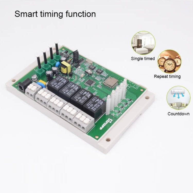 Sonoff  4CH Pro 433MHz Remote Control + WiFi Smart Timer Switch,  Interlock / Self-locking, 3 Wor...