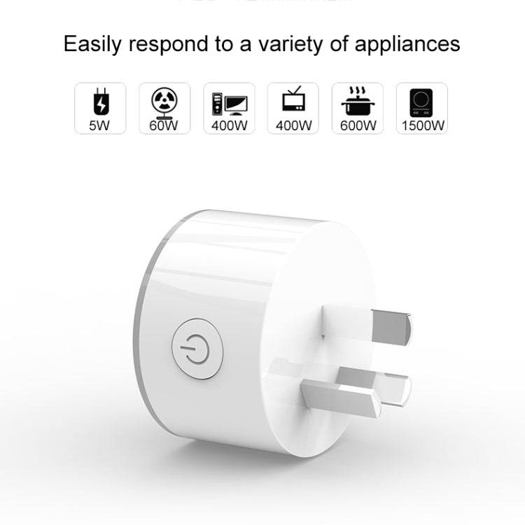 10A RGB Scene Light WiFi Remote Control Smart Socket Works with Alexa & Google Home & IFTTT, AC 1...