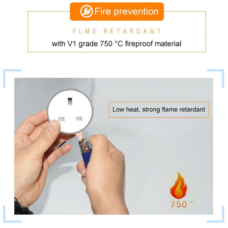 10A RGB Scene Light WiFi Remote Control Smart Socket Works with Alexa & Google Home, AC 220-240V,...