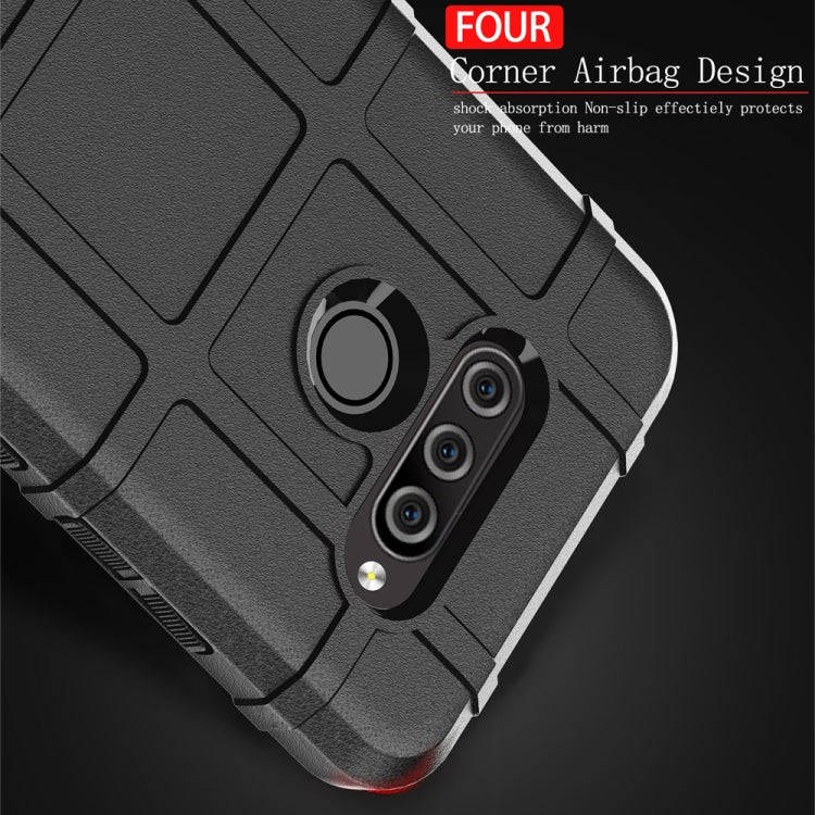 Shockproof Protector Cover Full Coverage Silicone Case for LG Q60 (Blue)