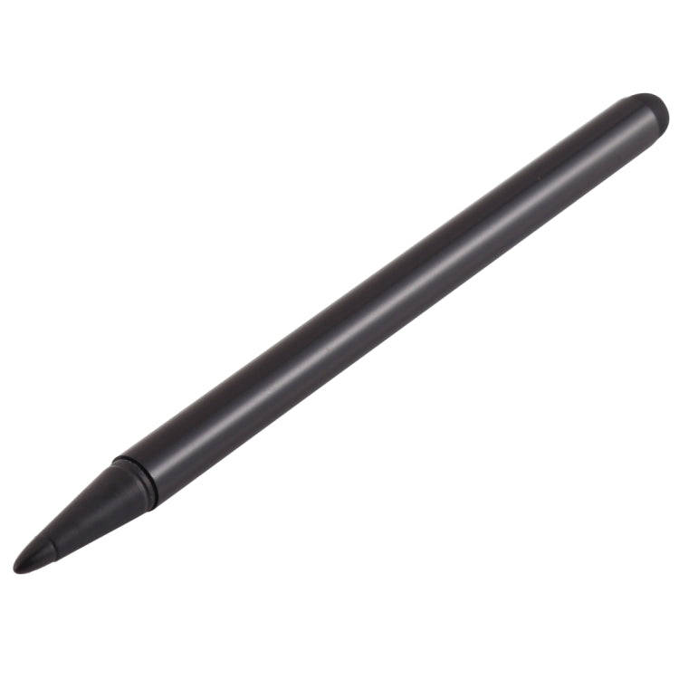 Resistive Capacitive Touch Screen Precision Touch Double Tip Stylus Pen(Black)