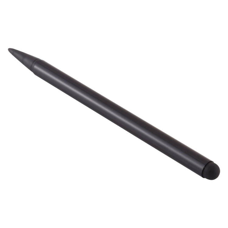 Resistive Capacitive Touch Screen Precision Touch Double Tip Stylus Pen(Black)