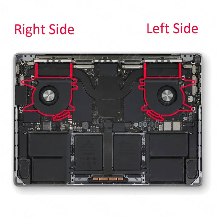 1 Pairs CPU Cooling Cooler Fan For Macbook Pro 14 14.2 inches A2442 EMC3650 2021