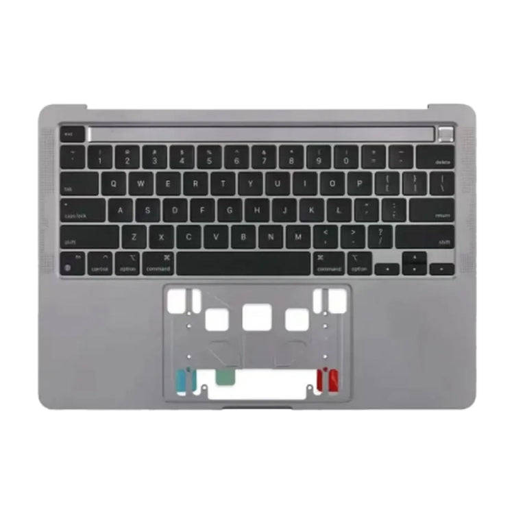 For MacBook Pro Retina 13 inch A2289 2020 C-side Cover + US Edition Key Board (Grey)