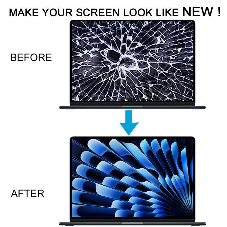 For MacBook Air 15 inch M3 A3114 2024 EMC8612 Full LCD Display Screen(Starlight)
