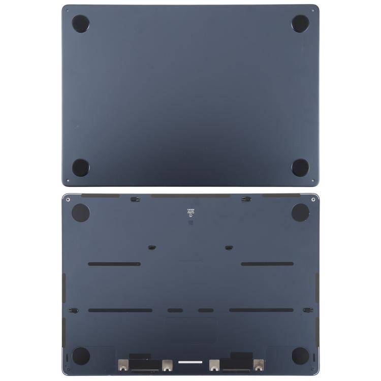 For MacBook Air 13.6 inch A3113 2024 EMC8611 Computer Case Bottom Cover (Midnight)
