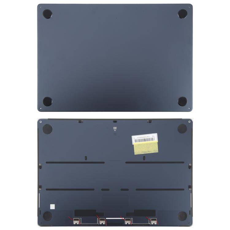 For MacBook Air M3 15 inch A3114 2024 EMC8612 Computer Case Bottom Cover (Midnight)