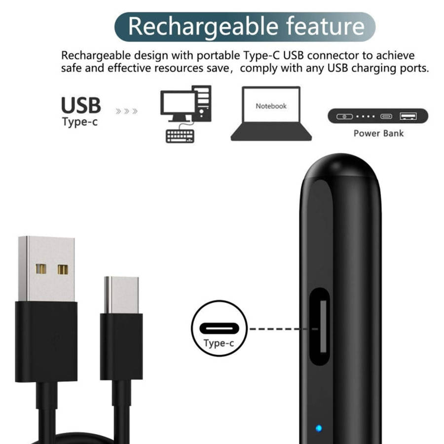 YP0016 Anti-mistouch Magnetic Capacitive Stylus Pen for iPad (Black)