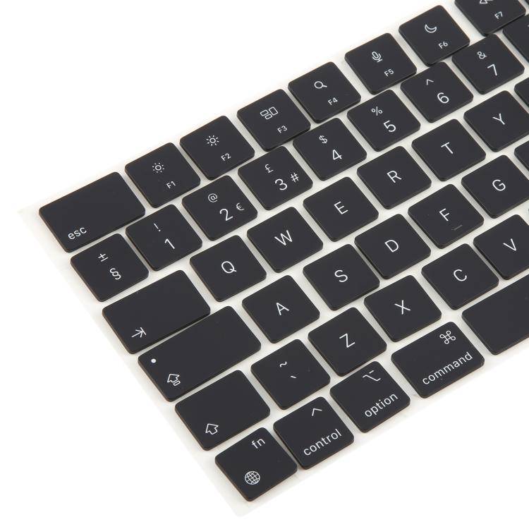 For Macbook Air 13.3 / 15.3 M2 A2681 A2941 UK English Version Keycaps (Midnight)
