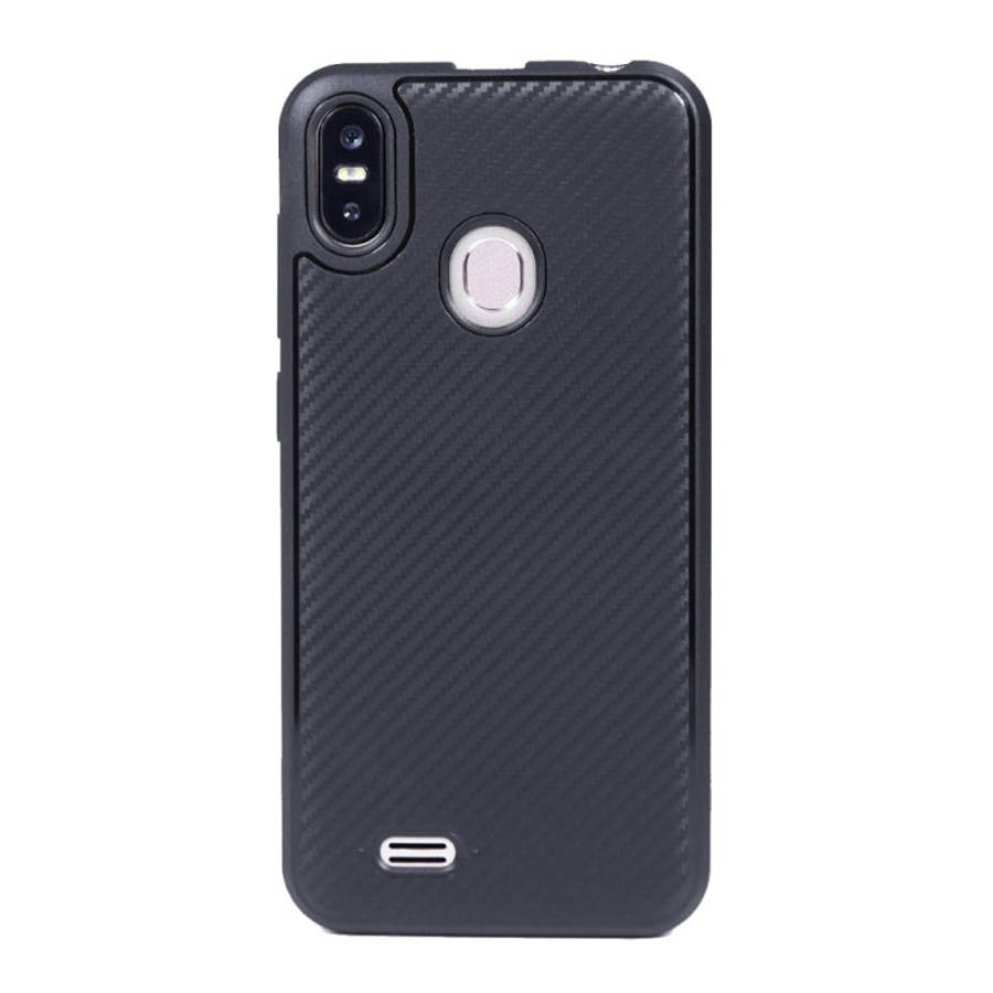 Carbon Fiber Texture TPU Protective Case for Ulefone S10 Pro (Black)