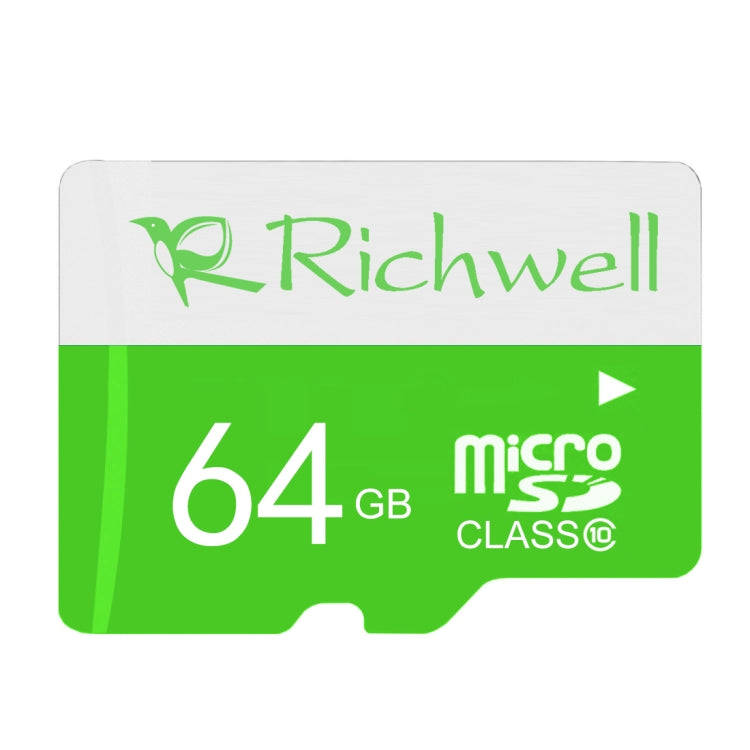 Richwell 64GB High Speed Class 10 Micro SD(TF) Memory Card
