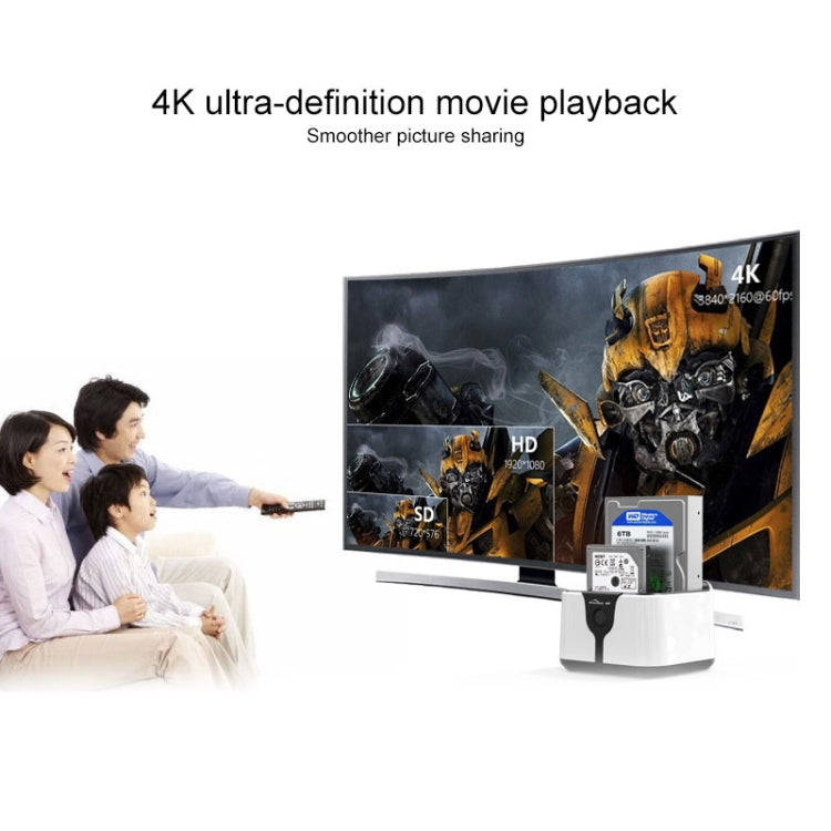 Blueendless 2.5 / 3.5 inch SATA USB 3.0 2 Bay Hard Drive Dock (EU Plug)