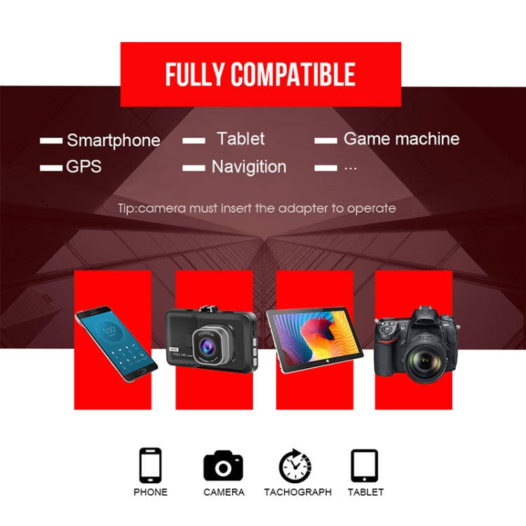 MICRODATA 16GB U1 Red and Black TF(Micro SD) Memory Card
