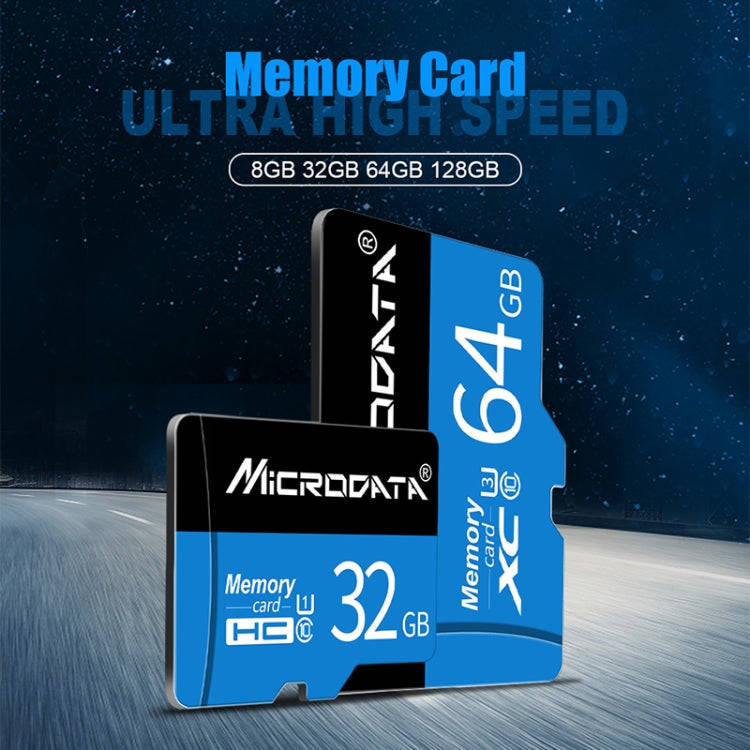 MICRODATA 128GB U3 Blue and Black TF(Micro SD) Memory Card