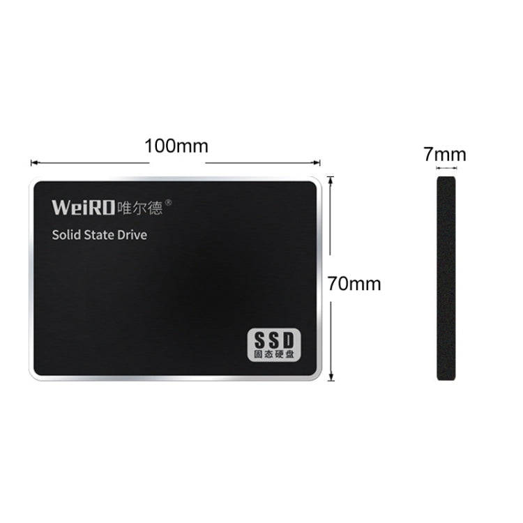 WEIRD S500 120GB 2.5 inch SATA3.0 Solid State Drive for Laptop, Desktop